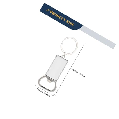 Porte-clés décapsuleur résistant à l'usure avec forme unique facile à transporter