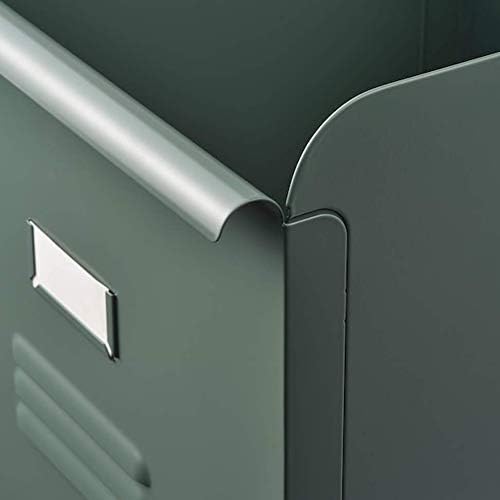 Ikea Rejsa Box gray-green metal 12 ½x13 ¾x12 ½ 604.577.89