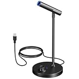 Aokeo USB Microphone, Gaming Microphone for PC with Volume Control Buttons for Recording,Podcasting,Streaming,YouTube,PS5 PS4 Mac Laptop
