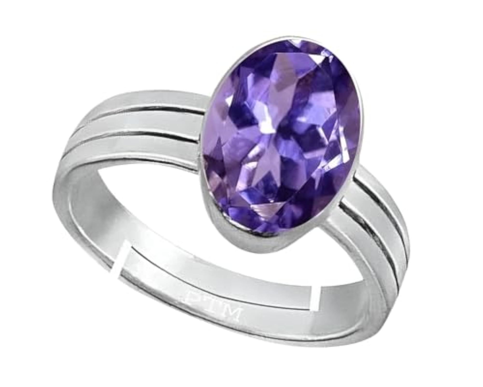 Hessonite/Iolite Adjustable Ring, 925 Sterling Silver