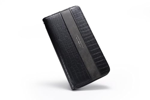 新款 pu皮革 仿鳄鱼皮纹路皮包 卡包，长款手机包 皮夹克