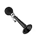 Semme Clown Horn, Portable Bike Hooter in 5 Colors Cycling Air Horn Made of Rubber with Mount, for Bicycles, Mountain Bikes, and Beach Cars (Black)