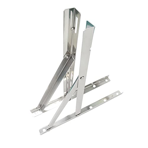 Image of Wall Mounting Bracket for 9000-36000 BTU Condenser,Ac Support Brackets Rust Free Stainless Steel for Mini Split Air Conditioner Heat Pump Systems. (Large(9000-36000BTU))