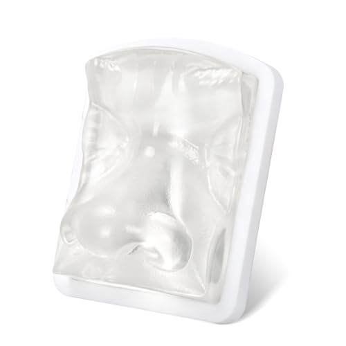 Image of Transparent Facial Injection Model, Facial Training Nose Model for Injection and Filler Practice, Used for Micro Plastic Surgery Teaching, Beautician Teaching, Medical Students Doctors