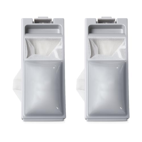 洗濯機糸くずフィルター ハイアール対応 Haier洗濯機用糸くずフィルター JW-C/JW-Kシリーズに対応 クズ・ホコリ・髪・ペットの毛 濾過ネット ゴミ取りネット (2点セット)