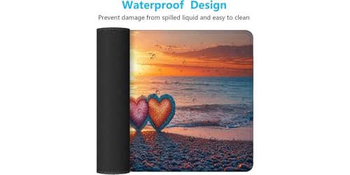 Tapis de souris XXL antidérapant pour protéger le bureau - 7