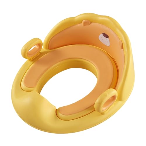 Asiento de inodoro para niños, asiento de entrenamiento para orinal | Asiento de inodoro con asas, antideslizante, seguro con protección para orina, entrenador para inodoros redondos y ovalados
