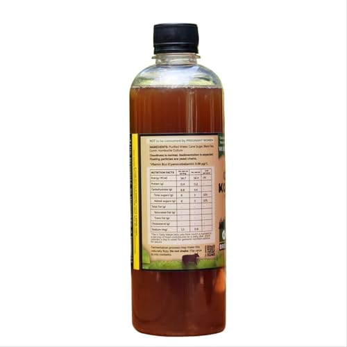 Peepal Farm Products Farm Handcrafted Classic Kombucha Black Tea Liquid, Pack Of 2(500Ml Each) Contains B12 Naturally,1400 Grams