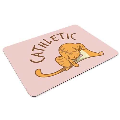 Sets de table rose grand format Cathletic pour animaux de 39,5 x 28,5 cm - 3