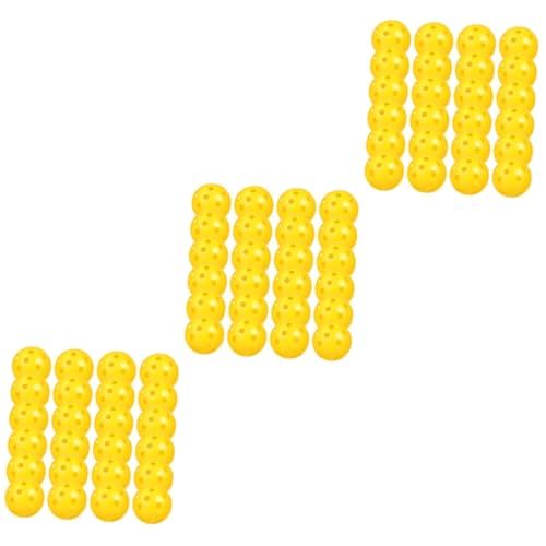 HANABASS 3sets Golf Training Balls Airflow Plastic Golf Practice Balls for Swing Mechanics Improvement 24pcs*3