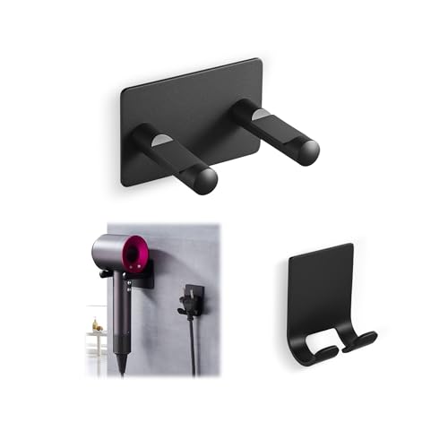 OlBuWa Hair dryer holder Bracket Holder for Dyson Supersonic Hair Dryer Installed in Bedroom Washroom and Bathroom
