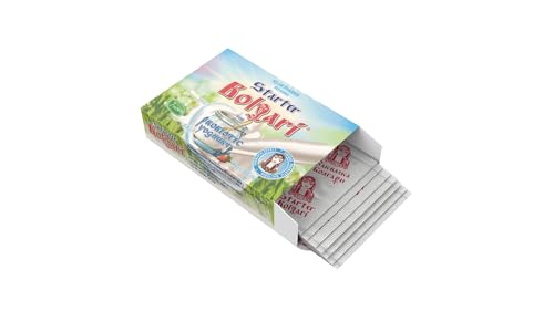 Joghurtferment BOLGARI - 7 Beutel gefriergetrocknete Starterkulturen für Joghurt mit Lactobacillus rhamnosus