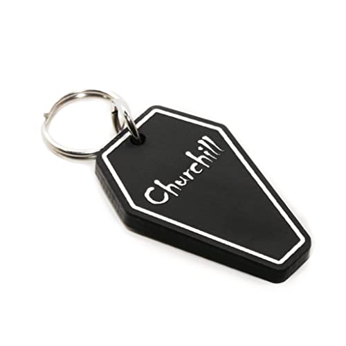 Personalized Coffin Pet Tag - Pet Tag for Cats - Witch Friendly - Coffin Pet ID Tag