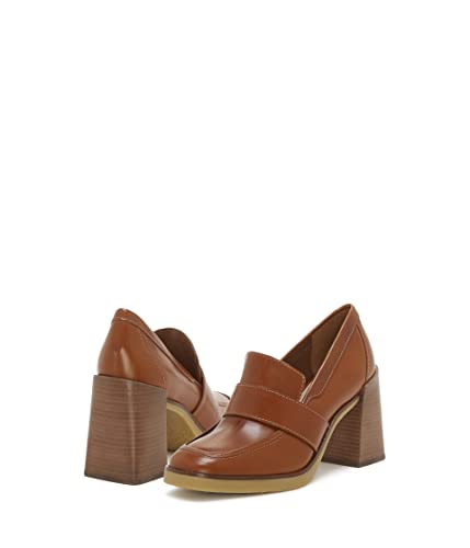 Image of Vince Camuto Women's Footwear Ezerna Stacked Heel Loafer Pump