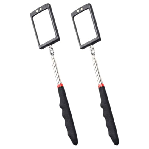 DECHOUS �L�k���ԗ��������~���[ LED�Ɩ��t���t���L�V�u���~���[�c�[�� ������ �@�B�_���p�R���p�N�g������ 2�Z�b�g