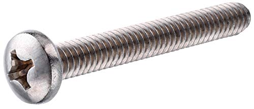 Hillman 43069 4-40 x 1-1/2-Inch Stainless Pan Phillips Machine Screw, 50-Pack