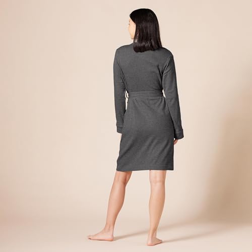 Image of Amazon Essentials Women's Lightweight Waffle Full-Length Bath Robe with Pockets (Available in Plus Size)