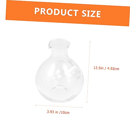 AUTSUPPL Household Decanter Transparent Glass Wine Separator Elegant Design for Enhanced Drinking Experience for Home Use and Beverage Storage