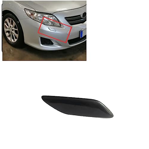 MY IND Car Accessories,for Toyota Corolla Altis Washer Nozzle Cover, Front Bumper Headlight Washer Nozzle Primed Cover Cap [0923] (Altis- R-H S DriverSide)