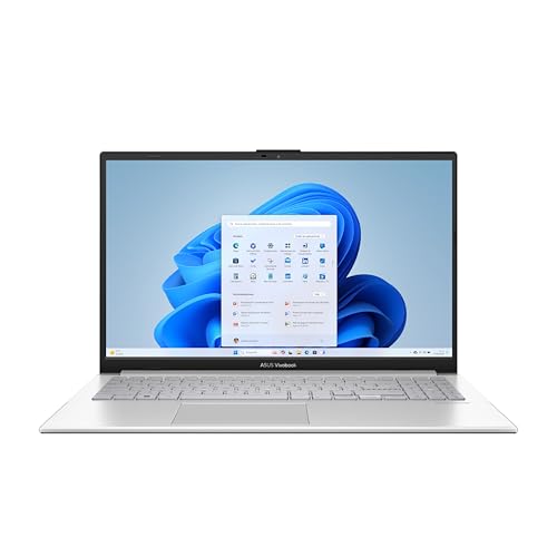 ASUS Vivobook Go 15 OLED E1504FA-BQ2451W - Ordenador Portátil 15.6' Full HD (AMD Ryzen 5 7520U, 16GB RAM, 512GB SSD, Radeon 610M, Windows 11 Home) Plata Fría - Teclado QWERTY español