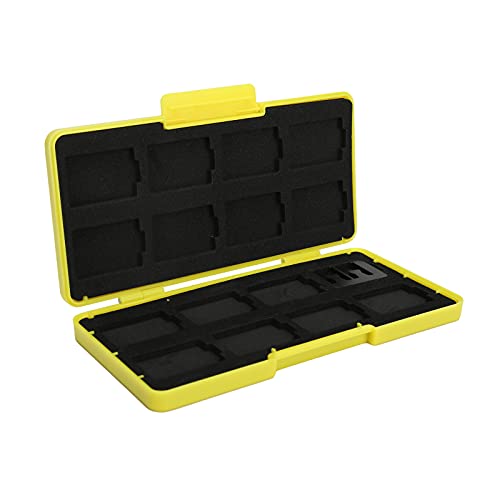 fasient1 Étui pour Carte de Jeu Switch, L155 Boîte de Carte de Jeu 16-en-1 Étui de Transport Support de Rangement pour Cartes de Jeux Physiques Switch/Switch Lite, avec Emplacement pour Carte Mémoire Cover