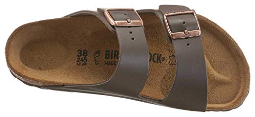 Image of Birkenstock Original Arizona Leather Regular Width, Dark Brown L4 35,0