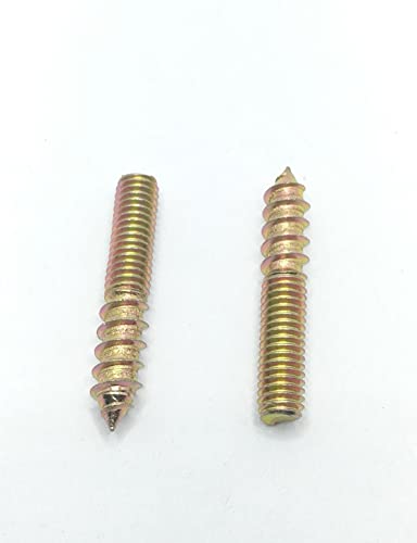 Image of Hanger Bolt M6x35 Double Headed Bolt Self-Tapping Screw for Furniture 10Pcs