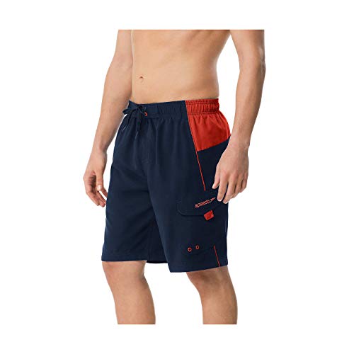 Image of Speedo Men's Marina Sport Volley, Knee Length Swim Trunk
