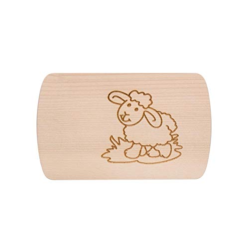 Brink Holzspielzeug Frühstücksbrettchen Frühstücksbrett Schaf mit kostenloser Gravur Vesper Holz Namen Brett neu Cover