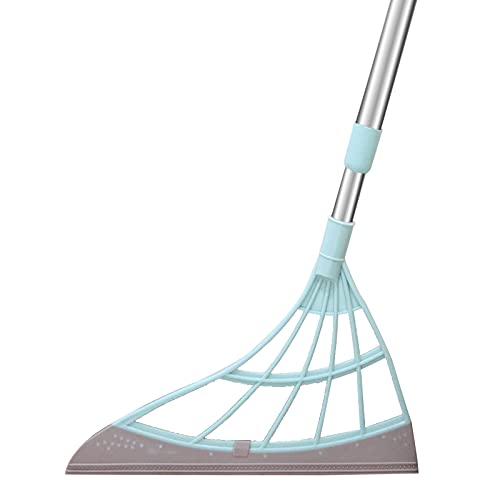 Multifunction Magic Broom Sweeper, 2-in-1 Easily Dry The Floor Surface and Remove Dirt and Hair, pet Hair Remover, Liquid, Glass Wiper, Super Sweeper Broom for Living Room, Kitchen,Bathroom