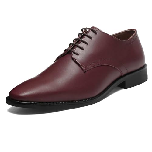 Image of LOUIS STITCH Men's Italian Leather Shoes Handmade Formal Lace Up Derbies for Men (RXPL)