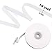 Elastic Band for Sewing 1/4 Inch Wide 10 Yards, Durable & Soft High Elasticity Stretch Elastic Bands Cord for Sewing, Waistbands, Pants, DIY Crafts, White
