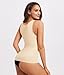Nebility Shapewear Tummy Control Tank Tops for Women Compression Camisole Tanks V-Neck Cami Shirts Top (Beige, Large)