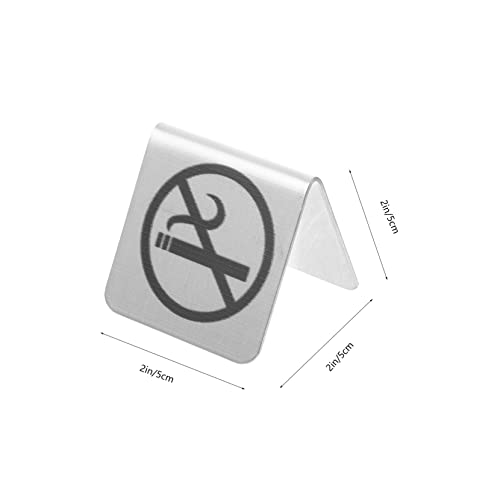Panneaux acier interdiction de fumer de table : la solution visible pour vos clients et bureaux