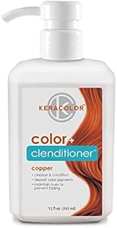 Keracolor Clenditioner COPPER Hair Dye - Semi Permanent Hair Color Depositing Conditioner, 12 Fl. Oz.