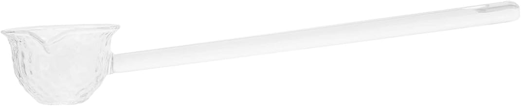 Cabilock Colher De Vidro Acessórios Japoneses Doces Cristais Colheres De Mistura Barra De Mexer Colher De Chá De Vidro Japonês Colheres De Mexer De Vidro Talheres De Vidro Talheres De