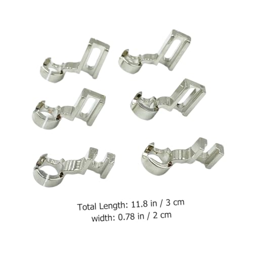 Set de 6 piezas pie prensatelas para máquina de coser miniatura 2