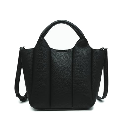 Maddox Pleated Handbags and Purses for Women Ladies Vegan Leather