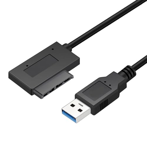 EasyULT Adapter Kabel USB 3.0 auf SATA 7 + 6 13Pin Laufwerksleitung Für Laptop CD DVD Rom Optisches Laufwer