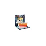 Text Innen: Happy Birthday Pop Up 3D Geburtstag Mini Grußkarte PopShot Happy Birthday Torte 7,6x7,6cm