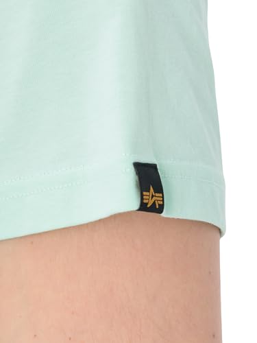 Alpha Industries Basic T-Shirt T-Shirt für Herren Mint – Ansicht 6