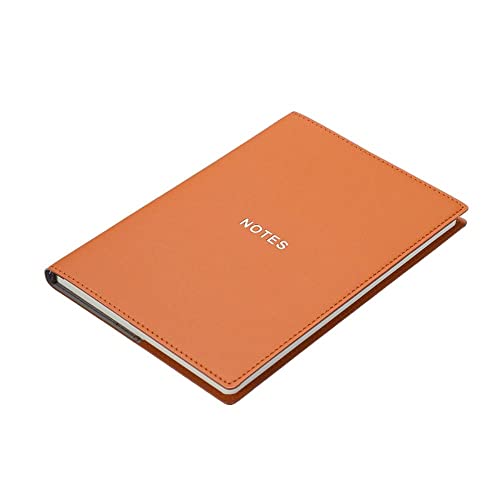 Yosogo A5 Pu Leather Notebook, 2 Pack Premium Soft Cover Executive Planner, 32K Business Office Daily Work Student Organizer, Blank Diary And Notepad, 6 X 8 Inches, 80Gsm, 100 Sheets #TOP3