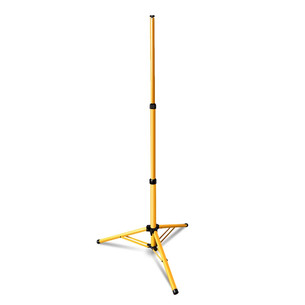 Trépied de chantier télescopique LED acier hauteur réglable 1,60 m