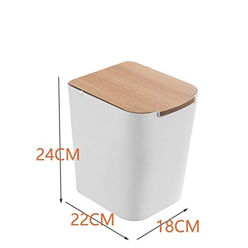 Caneca de basura para hogar cocina blanco miniatura 2