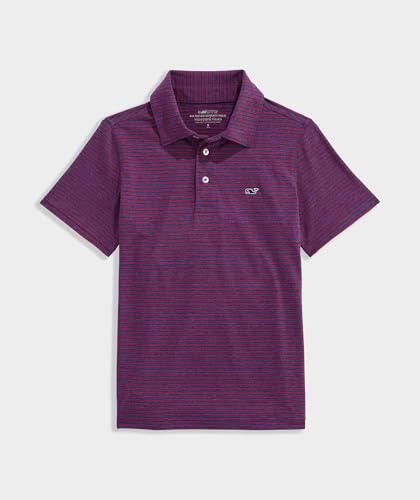 Image of Vineyard Vines Kids Bradley Stripe Sankaty Polo (Toddler /Little Kids /Big Kids)