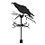 SUPERDANT Weathervane Crow Ornament Wind Vane Weathercock Reven Metal Weather Vane for Garden Farmhouse Decorative Outdoor Wind Measuring Tool Wind Direction Indicator Weather Vanes for Yard