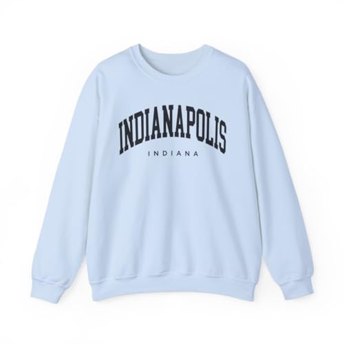 Indianapolis Indiana Adult Unisex Crewneck Sweatshirt