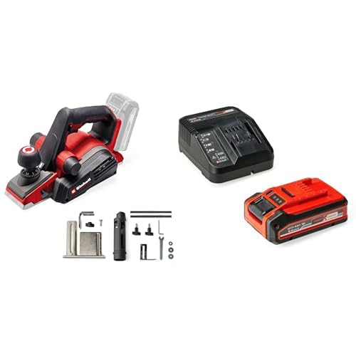 Einhell TP-PL 18/3 Li BL-Solo, rabot portatif sans fil, 82 mm, profondeur 3 mm