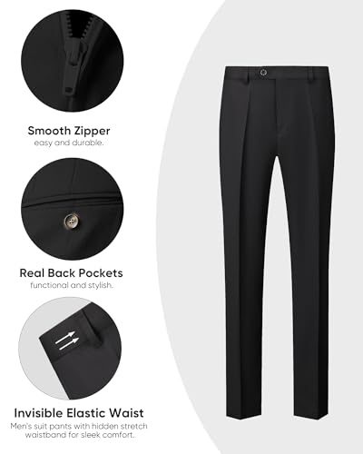 Mens Suit 3 Piece Slim Fit Suits for Men Wedding Prom Tuxedo for Men Formal Business Suit3