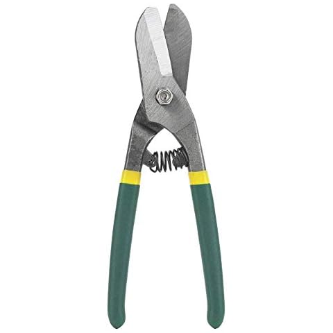 Sheet Metal Shears, Germany Type Manual Steel Tin Scissors, Metal Scissors, Sheet Metal Cutting Scissors, Cutters for Cutting Aluminium Sheet, Leather, Cardboard, Plastic (8 Inch) Cover
